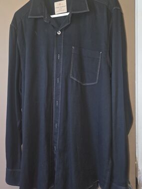 Tommy Bahama Navy Button-Down Shirt